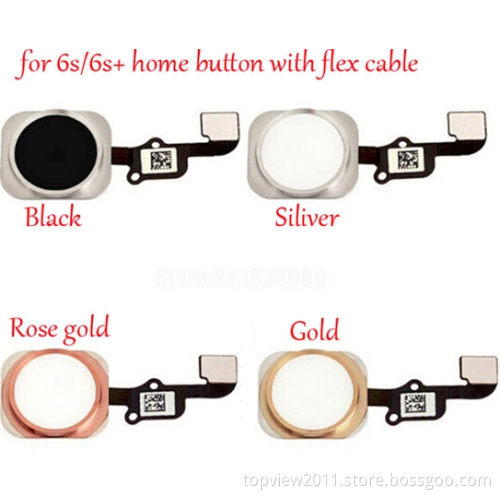 High quality for iPhone6S plus Home button Flex Cable with Touch ID Fingerprint Sensor